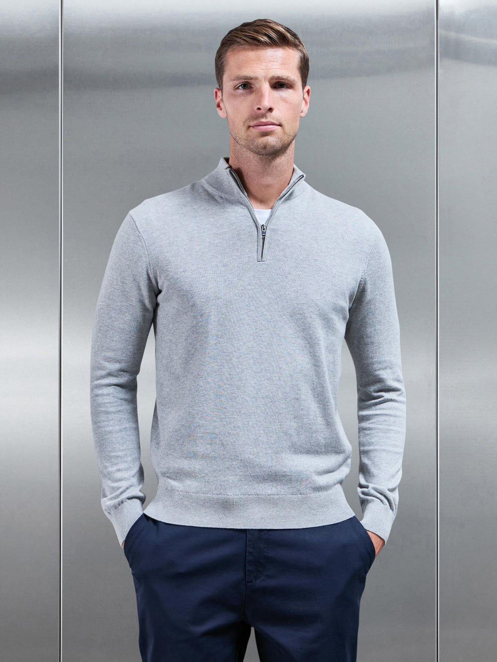 https://cdn.shopify.com/s/files/1/0021/6832/4195/files/COTTONKNITTEDHALFZIPFUNNELNECKJUMPERINMARLGREY-69761527317471.jpg?v=1758110802