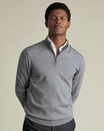 Men’s Classic Zip Neck Sweater